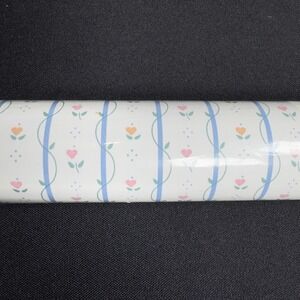 NOS 1989 Rubbermaid Con-Tact Paper Petite Floral Hearts 3yds x 18" Cottagecore
